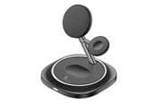 Mobiel - Adapters & Opladers - Lippa 3-in-1 Wireless Charger Stand 15W Black - LPWCS01