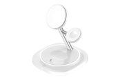 Mobiel - Adapters & Opladers - Lippa 3-in-1 Wireless Charger Stand 15W White - LPWCS02