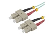 Netwerk - kabel - Deltaco patch cable - 1.5 m - blue - Blauw - 1m - SCSC-15-OM3