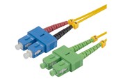 Netwerk - kabel - Deltaco patch cable - 4 m - yellow - Geel - 4m - SCSC-4-DUA