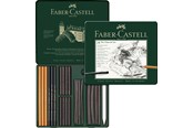 Schrijf- en tekengerei - Faber-Castell Set Pitt Charcoal set tin of 24 - 112978
