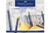 Schrijf- en tekengerei - Faber-Castell Colour pencil Goldfaber tin of 24 - 114724