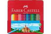 Schrijf- en tekengerei - Faber-Castell Colour pencils hexagonal tin 24x window - 115824