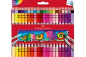 Schrijf- en tekengerei - Faber-Castell Double fibre-tip pen set 40x - 151140