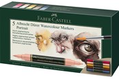 Schrijf- en tekengerei - Faber-Castell Watercol. marker A.Dürer 5ct wallet port - 160307