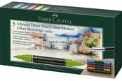 Schrijf- en tekengerei - Faber-Castell Watercol. marker A.Dürer 5ct wallet USk - 160308