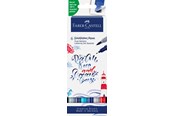 Schrijf- en tekengerei - Faber-Castell Gofa Aqua Dual Marker Lettering Set Sea - 164519