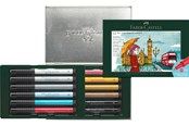 Schrijf- en tekengerei - Faber-Castell India ink Pitt Artist Pen set London - 267137