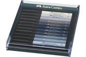 Schrijf- en tekengerei - Faber-Castell India ink Pitt Artist Pen B 12x grey - 267423