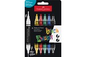 Schrijf- en tekengerei - Faber-Castell Black Edition Shake&Paint 6x Basic - 285507