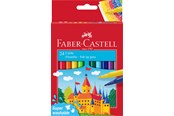 Schrijf- en tekengerei - Faber-Castell Fibre-tip pen Castle Cardboardbox 24pc. - 554202