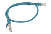 Netwerk - kabel - Lanberg patch cable - 50 cm - blue RAL 5012 - Blauw - 0.5m - PCU5-10CC-0050-B