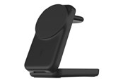 Mobiel - Adapters & Opladers - Belkin UltraCharge wireless charging stand - 3-in-1 magnetic foldable with Qi2 - + AC power adapter - 25 Watt - MFI Certified - WIZ036KQBK