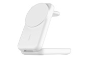 Mobiel - Adapters & Opladers - Belkin UltraCharge wireless charging stand - 3-in-1 magnetic foldable with Qi2 - + AC power adapter - 25 Watt - MFI Certified - WIZ036KQWH