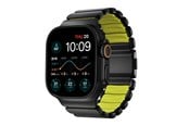 Smartwatch - Accessoires - Nomad Stratos Band - 49mm | Black Titanium | Volt FKM - NM011130858