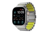 Smartwatch - Accessoires - Nomad Stratos Band - 49mm | Natural Titanium | Volt FKM - NM011147858