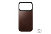 Mobiel - Covers & Cases - Nomad - Magnetic Leather Back - iPhone 17 Pro | Rustic Brown | Horween | MagSafe - NM014407858