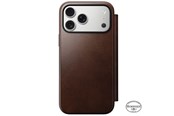 Mobiel - Covers & Cases - Nomad Modern Leather Folio rustic brown (Horween) - iPhone 17 Pro Max - NM014100858