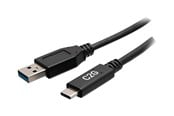 USB-kabel - C2G 6in USB-C to USB-A SuperSpeed USB 5Gbps Cable M/M - USB-C cable - USB Type A to 24 pin USB-C - 15 cm - C2G28874