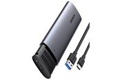 Harde schijf accessoires - UGREEN storage drive enclosure SSD enclosure Black Grey M.2 - 10903