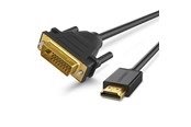Beelscherm- en tv-kabel - UGREEN video cable adapter 1 m DVI HDMI Black - 30116