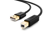 USB-kabel - UGREEN USB cable USB 2.0 1.5 m USB A USB B Black - 10350
