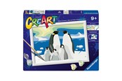 Creatief spelen - Ravensburger CreArt Paint by Numbers - Penguin Family - 12023058 8