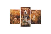 Creatief spelen - Creative Craft Group Diamond Painting Triptych Set - Dog - CR2118/GE