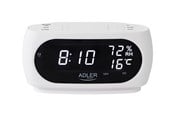 Decoratie - Adler - alarm clock - electronic - desktop - white - AD 1186w