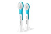 Elektrische tandenborstel - Philips Tandenborstelkoppen Sonicare For Kids HX6032 - replacement brushhead - white/sea - HX6032/90