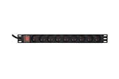 Voedingskabel (extern) - Gembird EnerGenie EG-PDU-9F2F - power distribution unit - 16A - 3500 Watt - EG-PDU-9F2F
