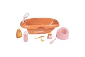 Pop, teddybeer en materiaal - Smoby Baby Nurse Doll Bath Set - 9pcs. - 7600220383