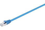 Netwerk - kabel - Fuj:tech CAT6A S/FTP network cable 10 m blue - Blauw - 10m - 902779