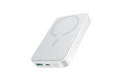 Powerbank - Joyroom Powerbank JR-W020 20W 10000mAh MagSafe + USB-C - USB-C cable 0.25m - white Powerbank - Wit - 10000 mAh - 6941237166401