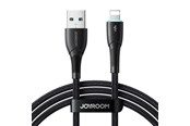 USB-kabel - Joyroom Starry Series SA32-AL3 3A USB-A / Lightning cable 1m - black - Joyroom SA32 AL3 Starry Series 3A Fast Charging Da