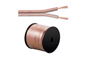 Audiokabel - Pro speaker cable 2x4mm 100.0m transparent on a reel - 98400T