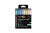Schrijf- en tekengerei - POSCA Marker sæt Soft Colors PC-1MR 8 ass. - 401673