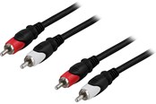 Audiokabel - InLine 2 x RCA male - 2 x RCA male cable 5 m - MM-112