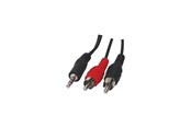 Audiokabel - InLine 2 x RCA male - 3.5 mm male cable 5 m - MM-142