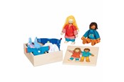 Dolls & Accessories - Goki Flexible Dolls Fynja & Fabio 6 Outfits - 51482