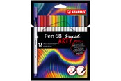 Creatief spelen - STABILO Pen 68 Brush - Felt-tip Pen - ARTY - Set of 18 Pieces - 568/18-21-20