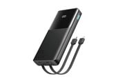 Powerbank - Joyroom JR-PBF19 22.5W 10000mAh Powerbank with Two Built-in Cables - Black Powerbank - Zwart - 10000 mAh - JR-PBF19