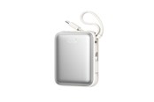 Powerbank - Joyroom JR-PBF27 10000mAh 22.5W Powerbank with Built-in USB-C and Lightning Cables - White Powerbank - Wit - 10000 mAh - JR-PBF27_W