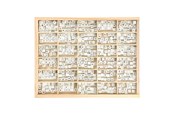 Hobby artikelen - Creativ Company - Wooden Letter Beads White A-Z 750 pcs. - 68982