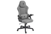 Gamer stoel - Deltaco DC130 Gaming Gaming stoel - Grijs - Stof - GAM-180-LG