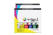 Schrijf- en tekenartikelen - Daler-Rowney System3 Fluid Acrylic Starter Set 6x29.5 ml - 16-139029100