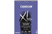 Schrijf- en tekenartikelen - Canson XL Mix-Media MG A2 300G A2 Spiral 15 SH - 17-200001859