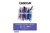 Schrijf- en tekenartikelen - Canson Graduate Mixed Media Pad A3 200G 20 SH - 17-400110378