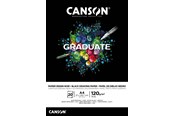 Schrijf- en tekenartikelen - Canson Graduate Black Paper Pad A4 120G 20 SH - 17-400110386