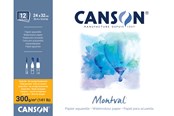 Schrijf- en tekenartikelen - Canson Montval CP 24x32 cm 300G Block 12 SH - 17-200006544